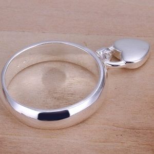 Heart Lock 925 Silver Ring